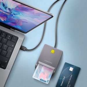 AXAGON CRE-SM3TC USB-C Card Reader - 1.2m CableAXAGON CRE-SM3TC USB-C Card Reader - 1.2m Cable