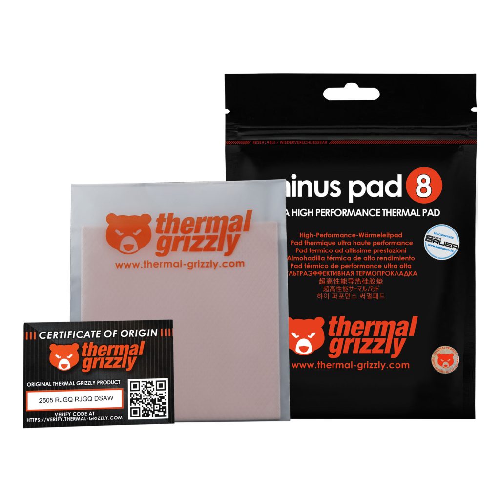 Thermal Grizzly Minus Pad 8 - 100 x 100 x 0.5mm, 2 pieces : image 9