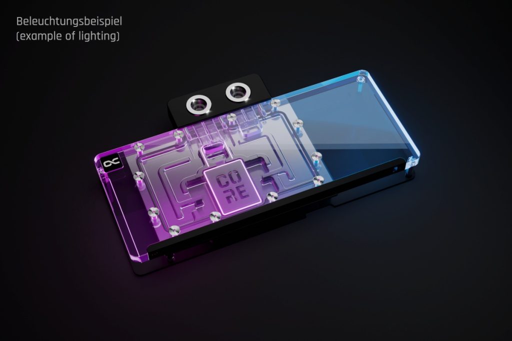 Alphacool Core RX 9070 XT Mercury with backplate