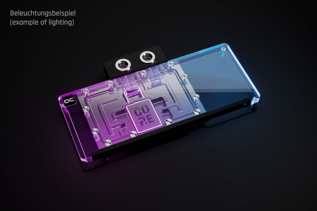 Alphacool Core RX 9070 XT Mercury with backplate