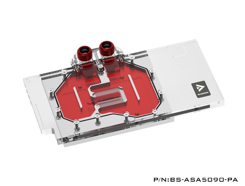 Barrow NVIDIA RTX 5090 ASUS ASTRAL, aRGB Graphics Card Waterblock + Backplate