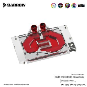 Barrow NVIDIA RTX 5090 Palit GameRock, aRGB Graphics Card Waterblock + Backplate