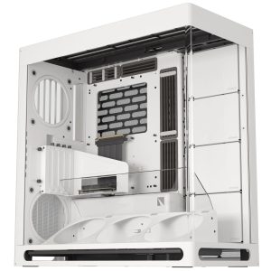 HAVN HS 420 VGPU PC Case, Midi-Tower, E-ATX, Tempered Glass, PCIe 5.0 Riser Cable - White - B-Grade