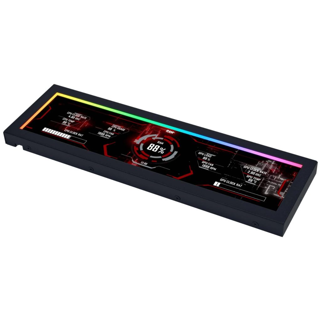 Lian Li 8.8 inch Universal Screen and Mount - Black
