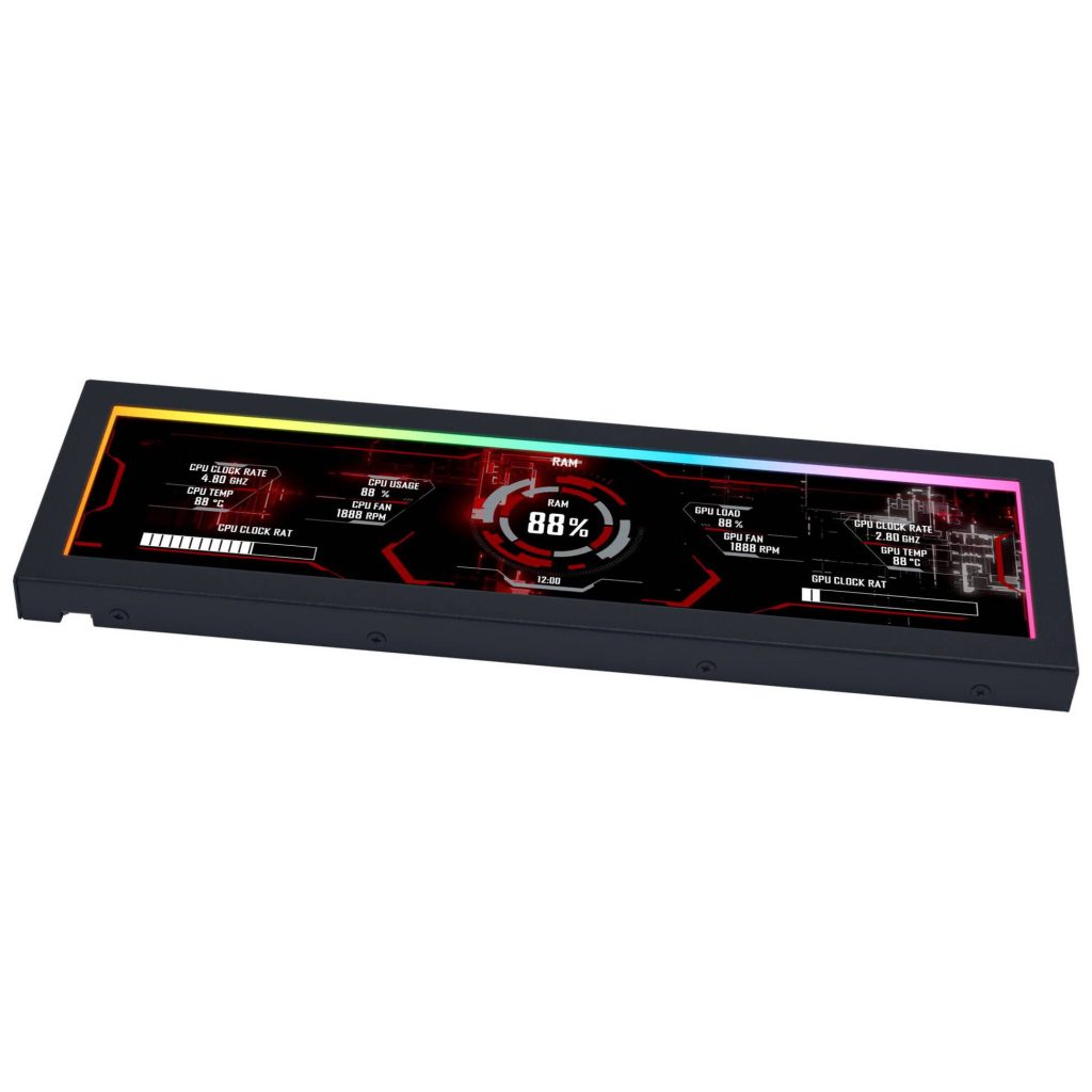 Lian Li 8.8 inch Universal Screen and Mount - Black
