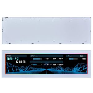 Lian Li 8.8 inch Universal Screen and Mount - White