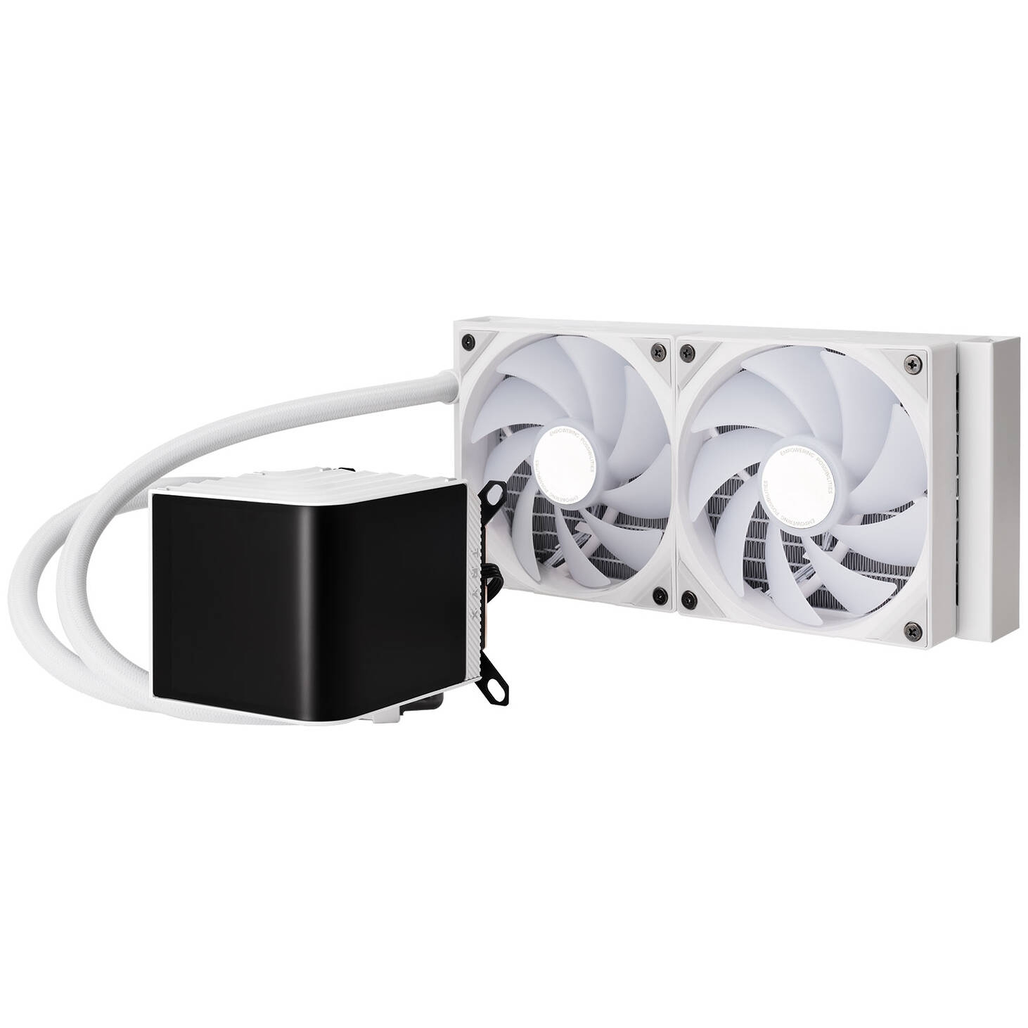 Jonsbo D32 PRO PC Case + TRYX PANORAMA Complete Water Cooling, ARGB - 240mm, White