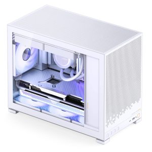 Jonsbo D32 PRO PC Case + TRYX PANORAMA Complete Water Cooling, ARGB - 240mm, White