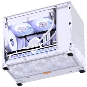 Jonsbo D32 PRO PC Case + TRYX PANORAMA Complete Water Cooling, ARGB - 240mm, White