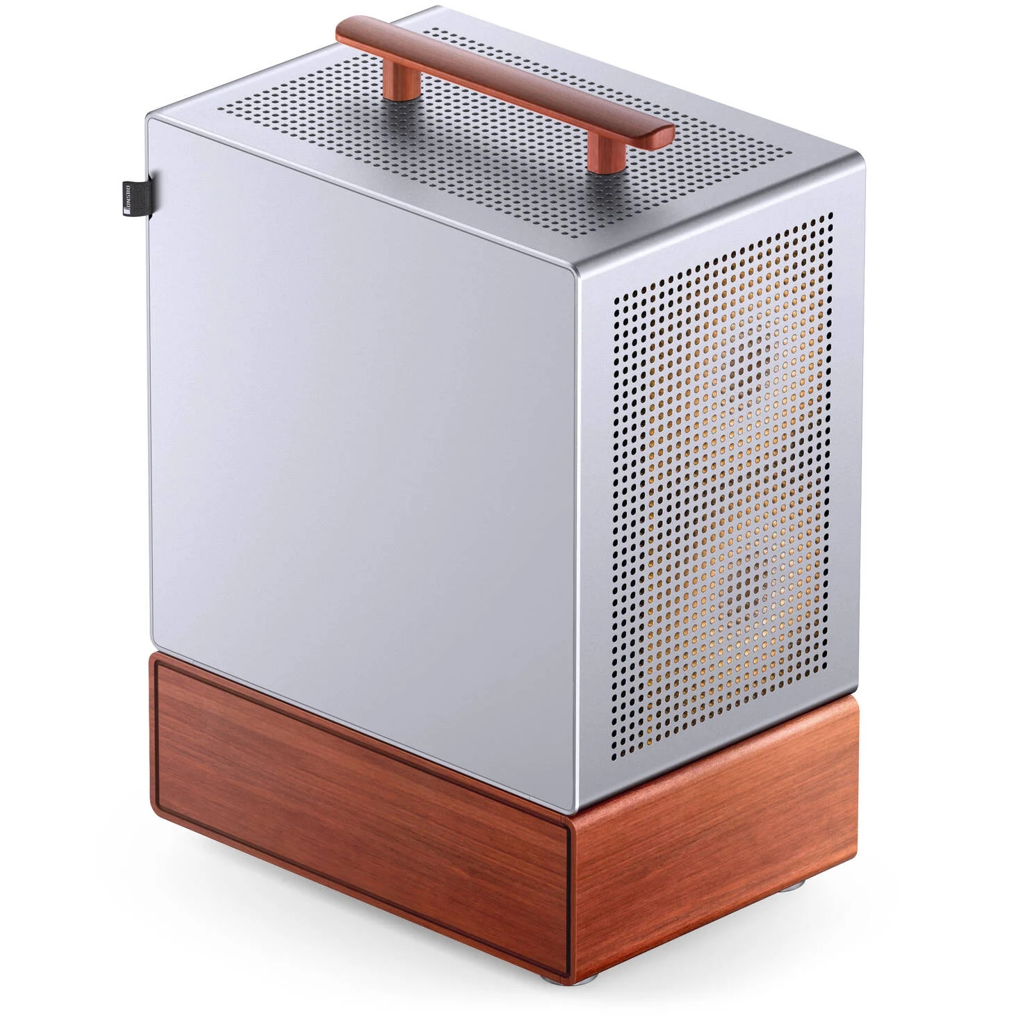 Jonsbo T7 PC Case, Mid Tower, mATX, Tempered Glass - silver