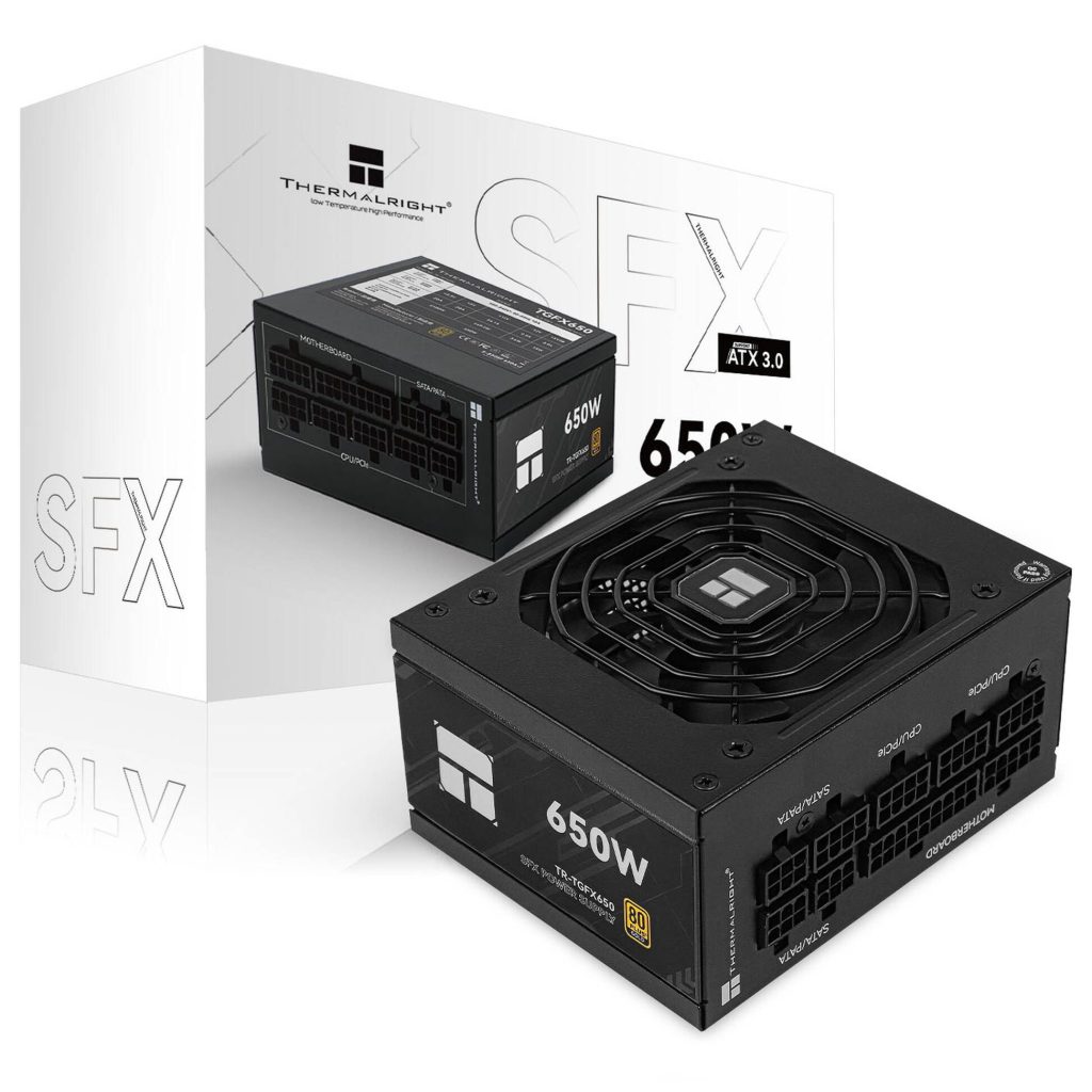 Thermalright TR-TGFX 650W 80 PLUS Gold Power Supply, ATX 3.0, SFX - 650 watts, black