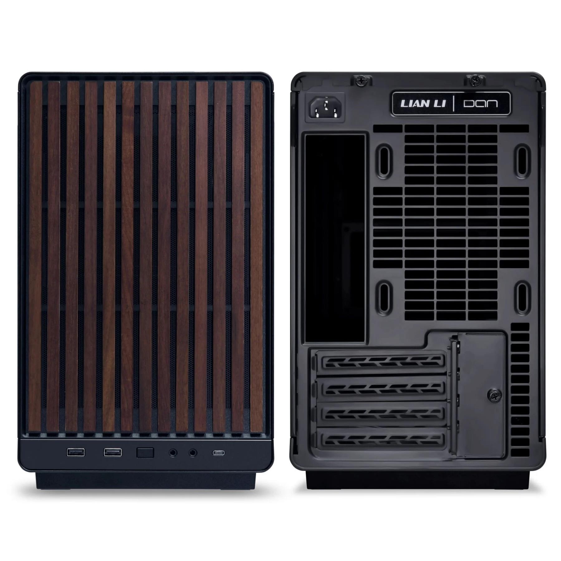 Lian Li DAN Cases A3-mATX Wood Edition Glass Panel Case, Micro-ATX ...