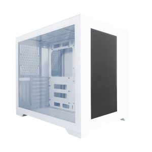 1st Player Steampunk SP7 Emotion View LCD Screen White Mid Tower Case : image 1