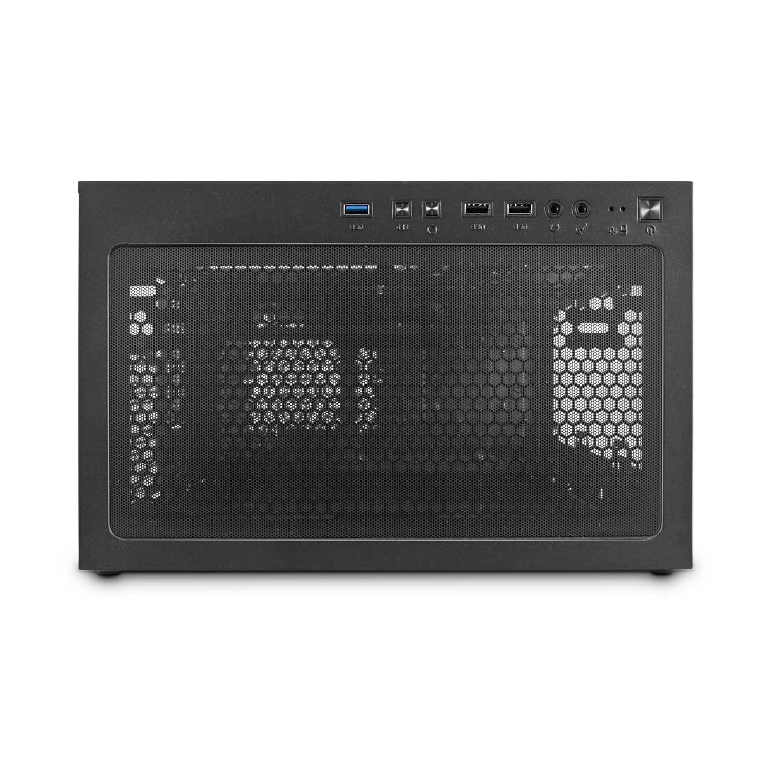 1st Player X4-M Micro ATX Black Case with 3 x RGB Fans