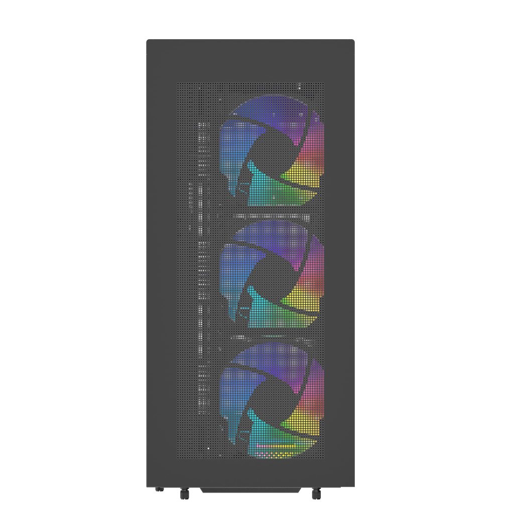1st Player MIKU Mi6-EV Emotion View Micro ATX Black Case : image 3