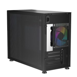 1st Player MIKU Mi6-EV Emotion View Micro ATX Black Case : image 2