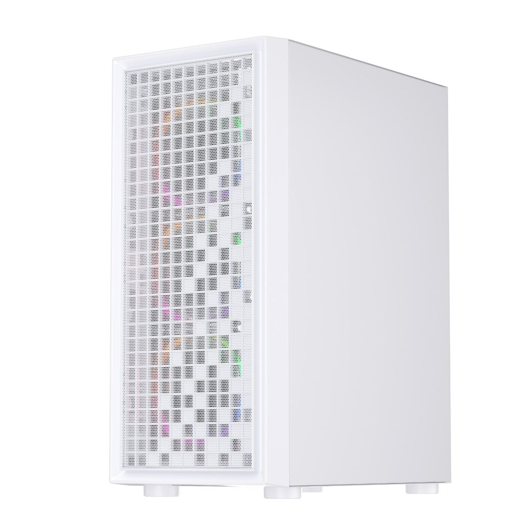 1st Player Go6-WH-4FS1 ATX White Case with 4 RGB Fans : image 2
