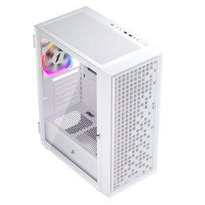 1st Player Go6-WH-4FS1 ATX White Case with 4 RGB Fans : image 4