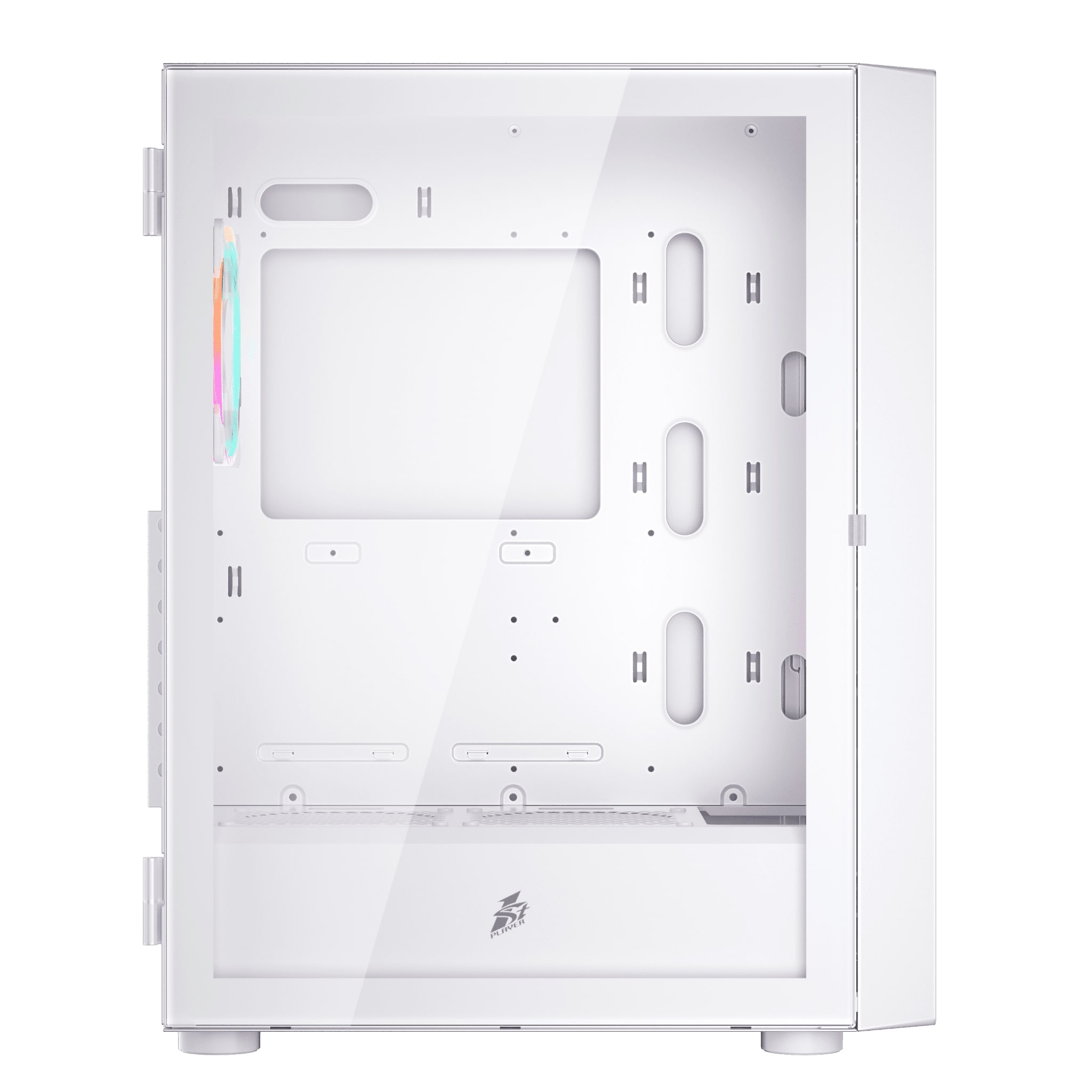 1st Player Go6-WH-4FS1 ATX White Case with 4 RGB Fans : image 5
