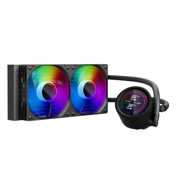 1st Player TS4-240-BK ARGB 240mm CPU Liquid Cooler