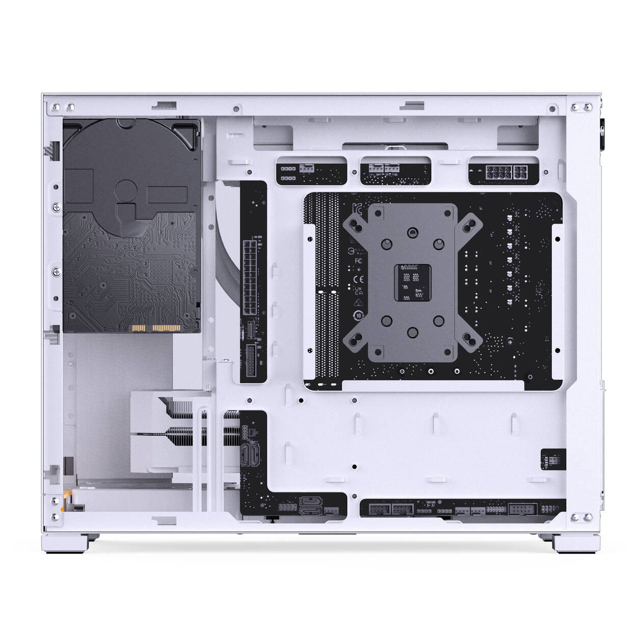 Jonsbo D32 STD PC Case + TRYX PANORAMA SE Complete Water Cooling, ARGB - 240mm, White