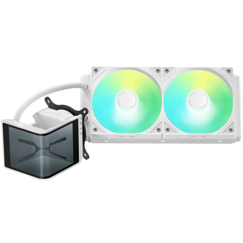 Jonsbo D32 STD PC Case + TRYX PANORAMA SE Complete Water Cooling, ARGB - 240mm, White