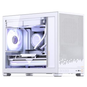 Jonsbo D32 STD PC Case + TRYX PANORAMA SE Complete Water Cooling, ARGB - 240mm, White