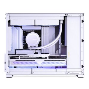 Jonsbo D32 STD PC Case + TRYX PANORAMA SE Complete Water Cooling, ARGB - 240mm, White