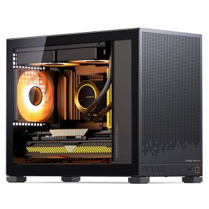 Jonsbo D32 STD PC Case + TRYX PANORAMA SE Complete Water Cooling, ARGB - 240mm, black