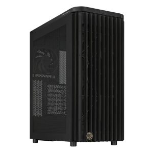 ASUS ProArt PA401 Wood Edition PC Case, Mid-Tower, ATX, Tempered Glass – Black : image 1
