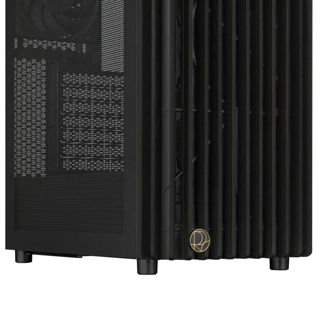 ASUS ProArt PA401 Wood Edition PC Case, Mid-Tower, ATX, Tempered Glass – Black : image 10