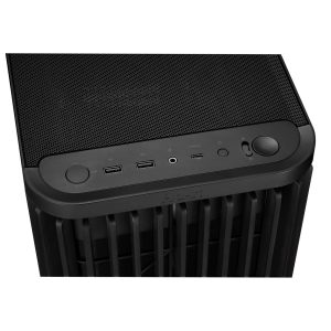 ASUS ProArt PA401 Wood Edition PC Case, Mid-Tower, ATX, Tempered Glass – Black : image 8