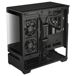 ASUS Prime AP202 ARGB PC Case, Midi Tower, mATX, ARGB, Tempered Glass - black : image 10