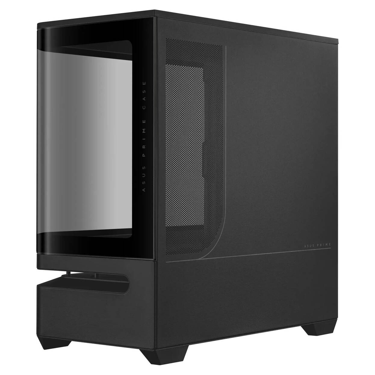 ASUS Prime AP202 ARGB PC Case, Midi Tower, mATX, ARGB, Tempered Glass - black : image 4