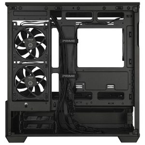 ASUS Prime AP202 ARGB PC Case, Midi Tower, mATX, ARGB, Tempered Glass - black : image 6