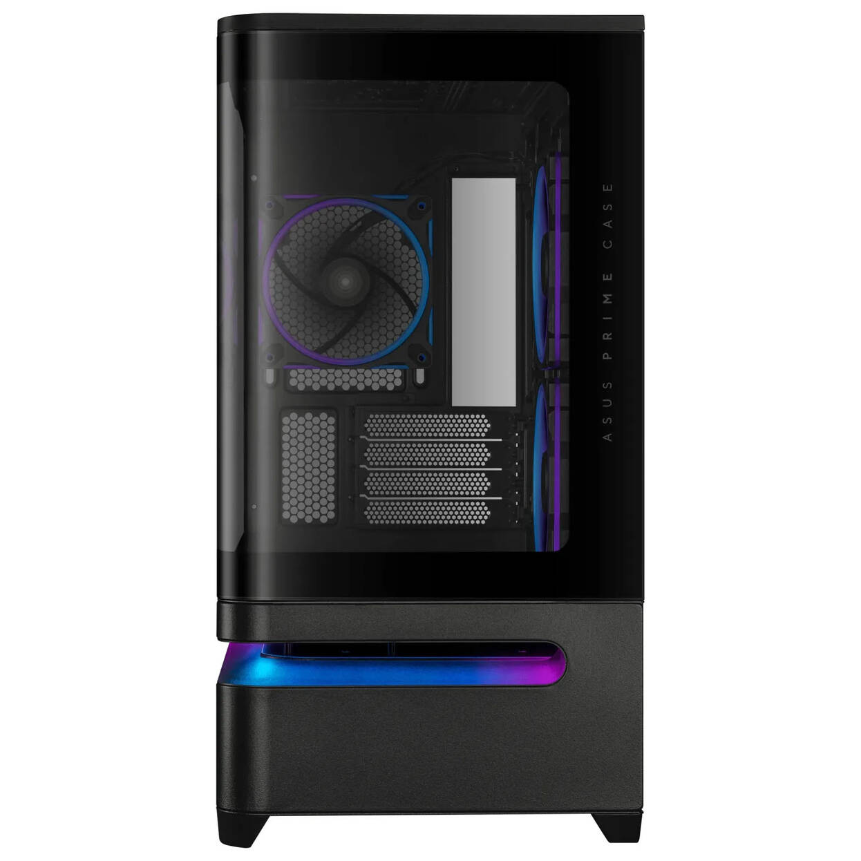 ASUS Prime AP202 ARGB PC Case, Midi Tower, mATX, ARGB, Tempered Glass - black : image 7