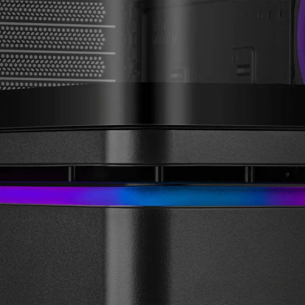 ASUS Prime AP202 ARGB PC Case, Midi Tower, mATX, ARGB, Tempered Glass - black : image 9