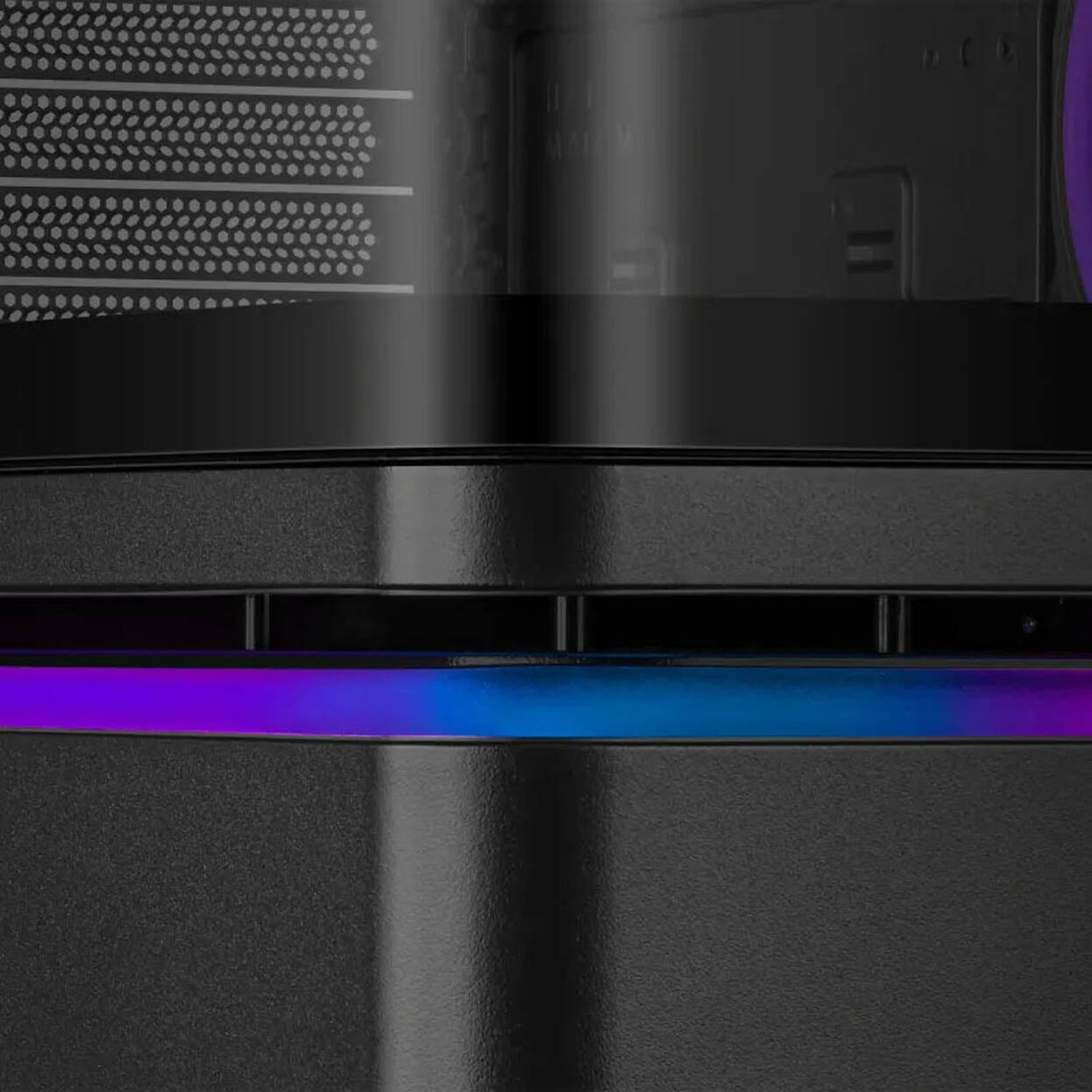 ASUS Prime AP202 ARGB PC Case, Midi Tower, mATX, ARGB, Tempered Glass - black : image 9