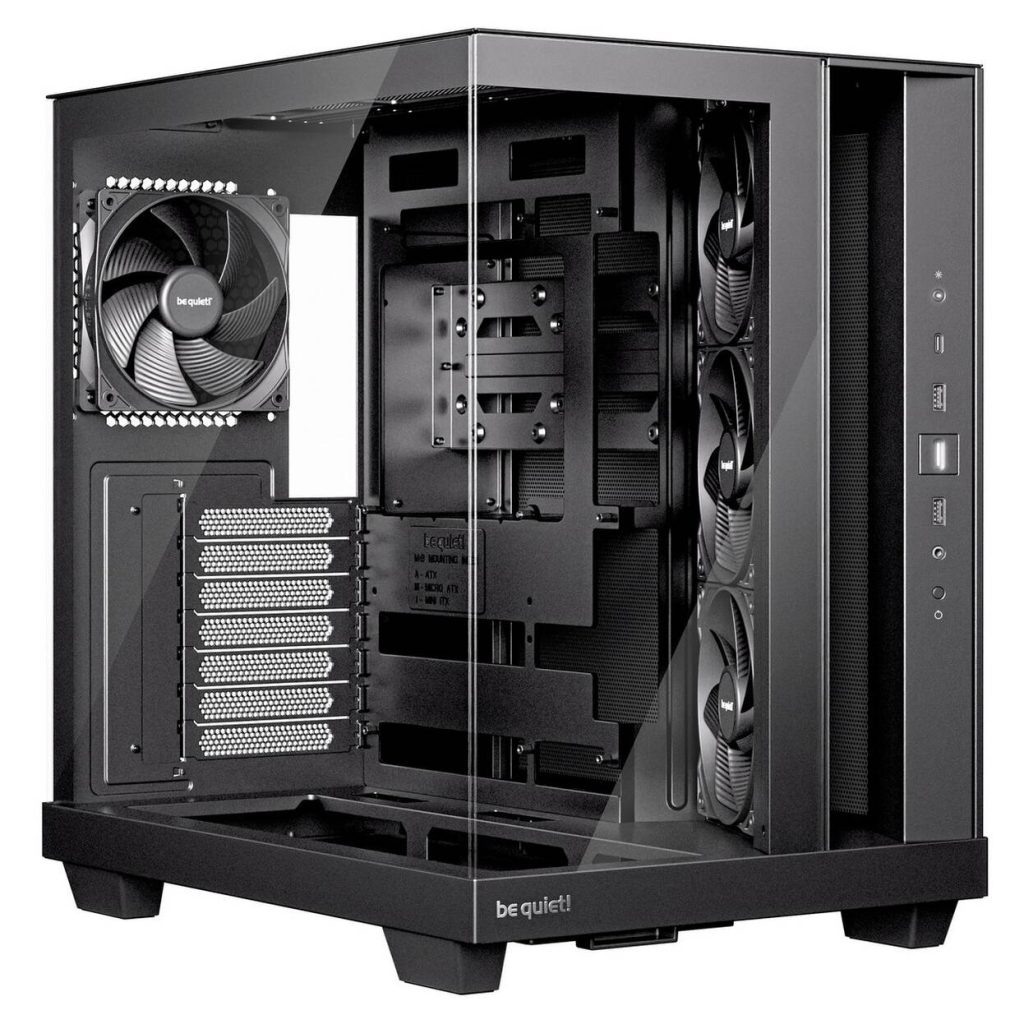 be quiet! Light Base 500 PC Case, Mid Tower, ATX, Tempered Glass - black
