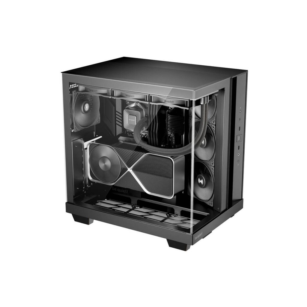 be quiet! Light Base 500 PC Case, Mid Tower, ATX, Tempered Glass - black