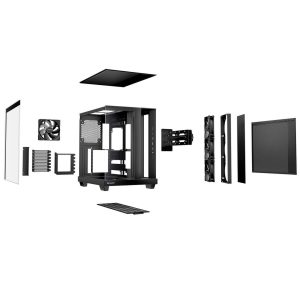 be quiet! Light Base 500 PC Case, Mid Tower, ATX, Tempered Glass - black
