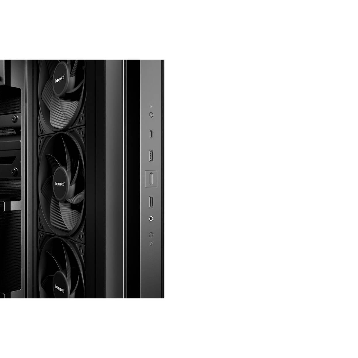 be quiet! Light Base 500 PC Case, Mid Tower, ATX, Tempered Glass - black