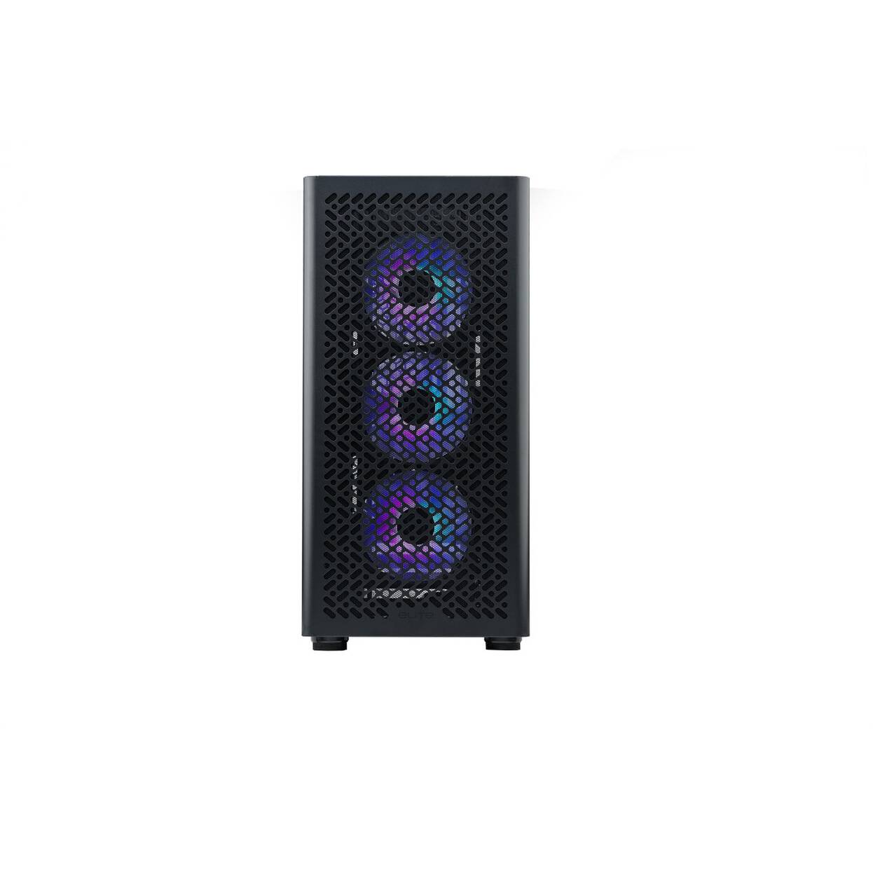 Cooler Master Elite 502 PC Case, Mid Tower, ATX, ARGB, Tempered Glass - Black