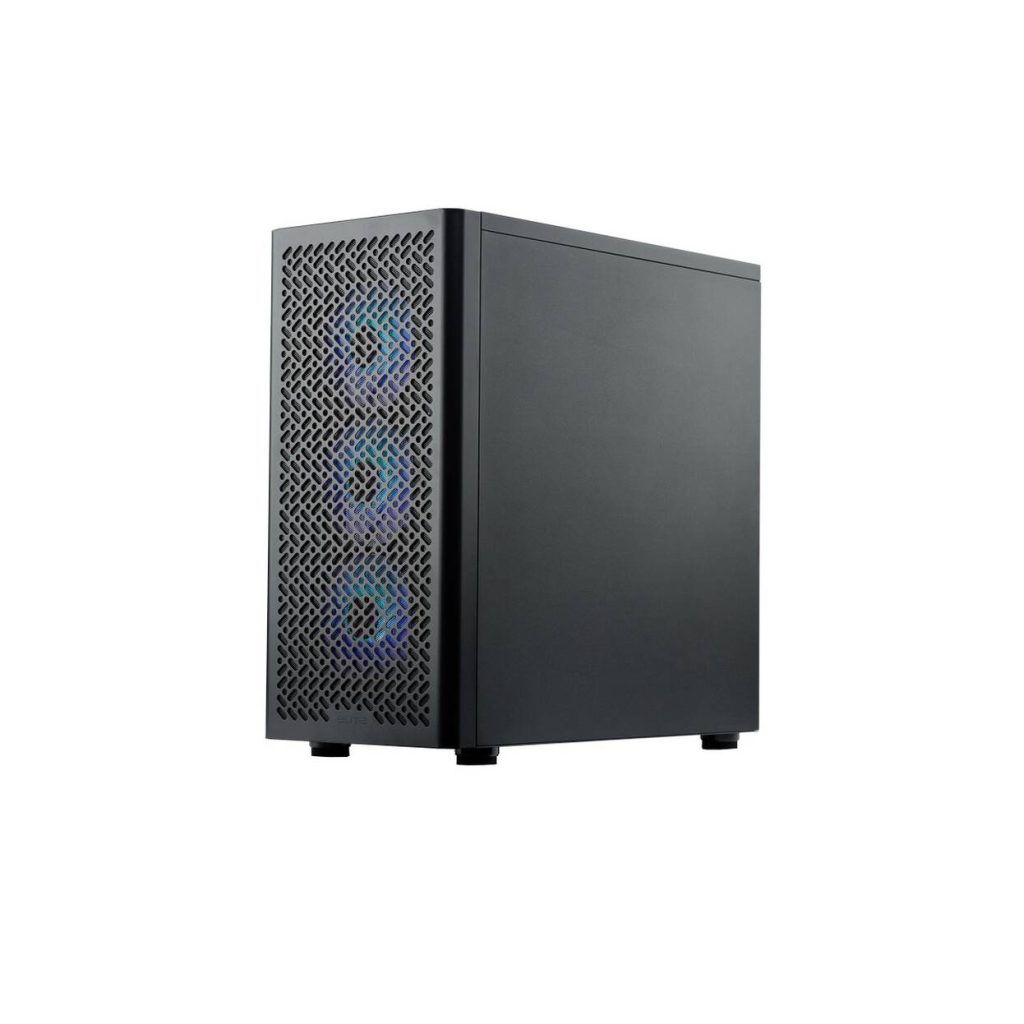 Cooler Master Elite 502 PC Case, Mid Tower, ATX, ARGB, Tempered Glass - Black