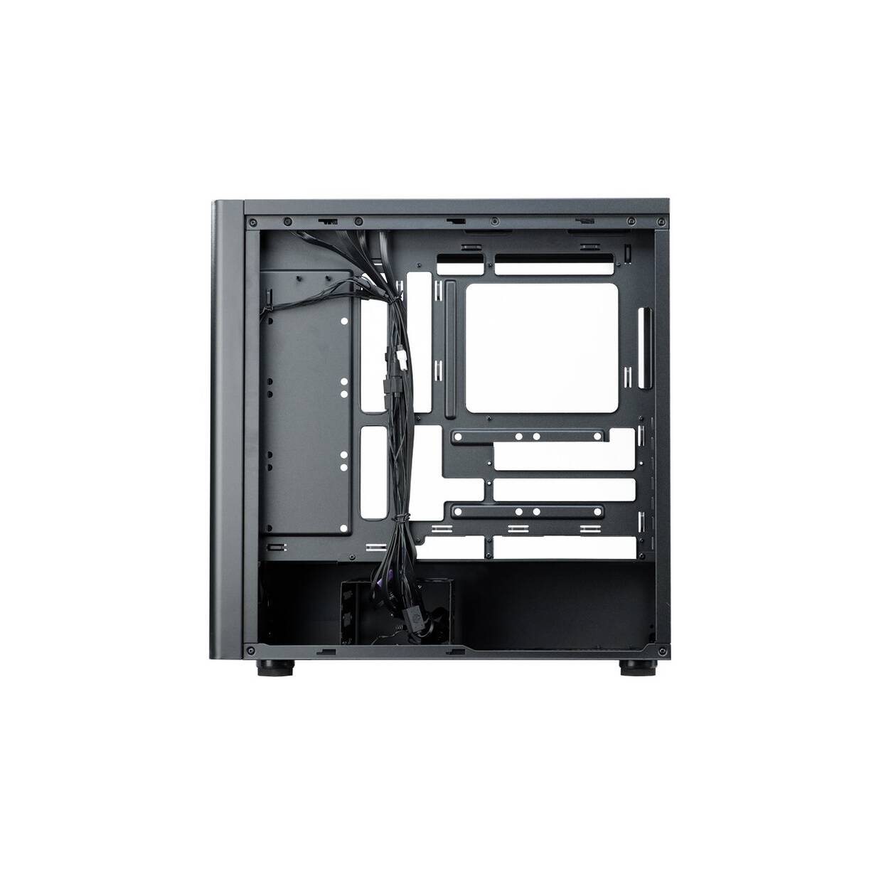 Cooler Master Elite 502 PC Case, Mid Tower, ATX, ARGB, Tempered Glass - Black