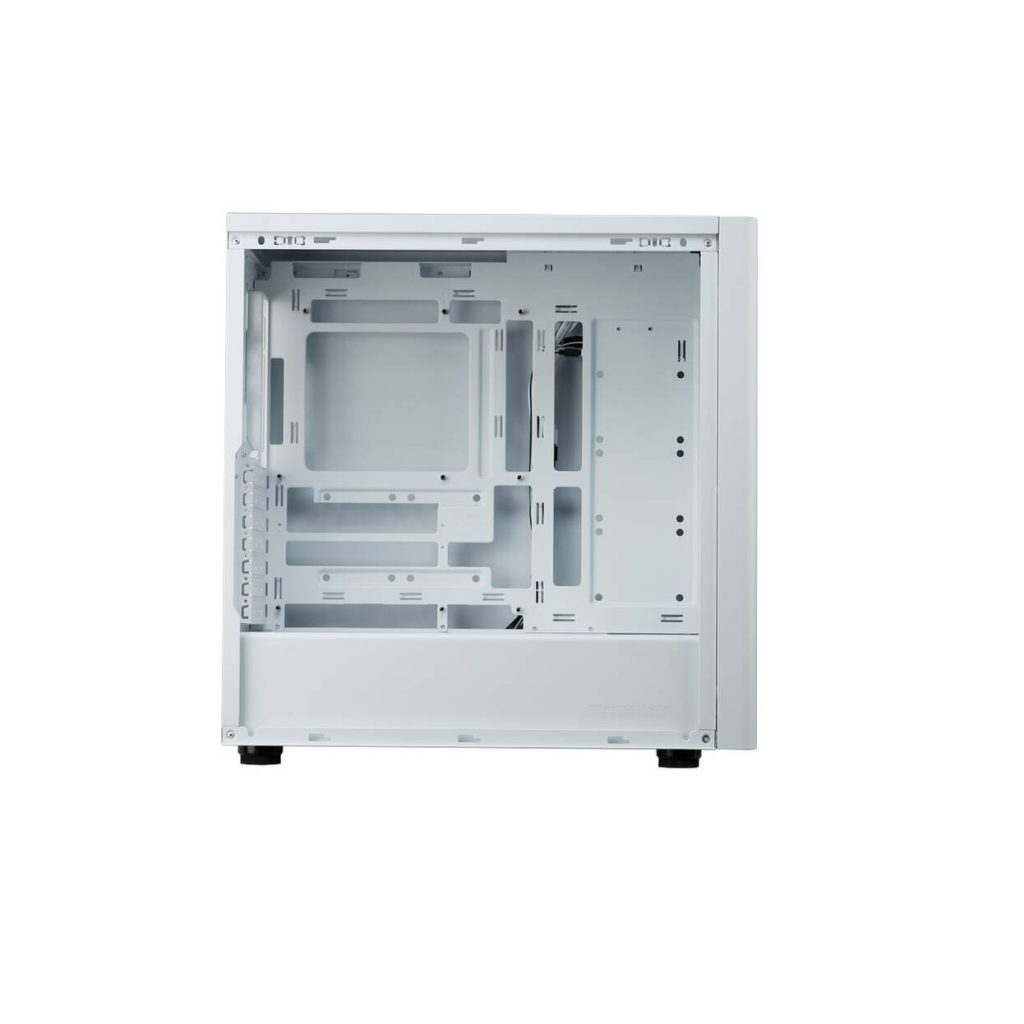 Cooler Master Elite 502 PC Case, Mid-Tower, ATX, ARGB, Tempered Glass - white