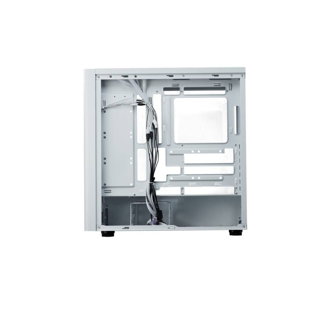 Cooler Master Elite 502 PC Case, Mid-Tower, ATX, ARGB, Tempered Glass - white