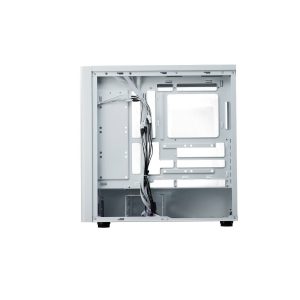 Cooler Master Elite 502 PC Case, Mid-Tower, ATX, ARGB, Tempered Glass - white