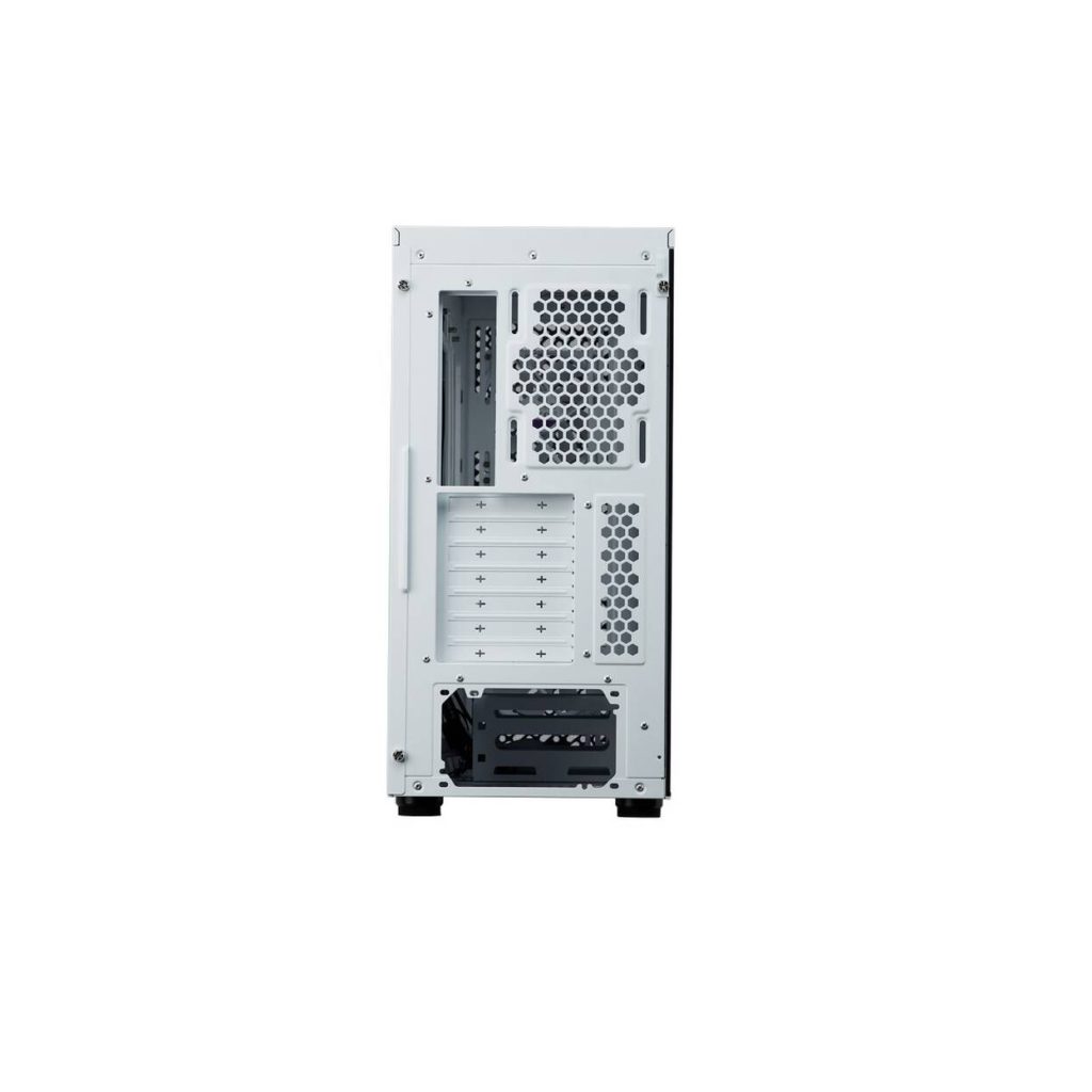Cooler Master Elite 502 PC Case, Mid-Tower, ATX, ARGB, Tempered Glass - white