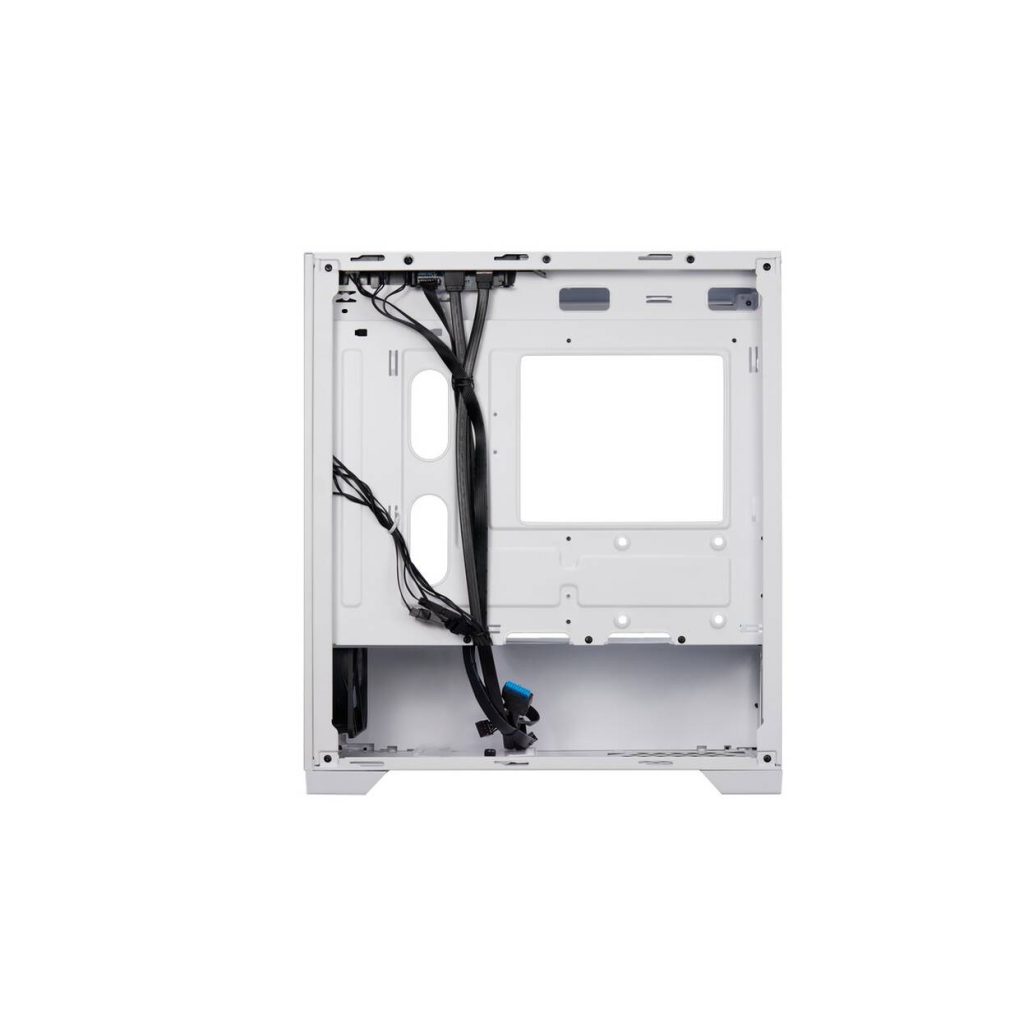 Cooler Master Elite 302 PC Case, Midi Tower, mATX, Tempered Glass - White